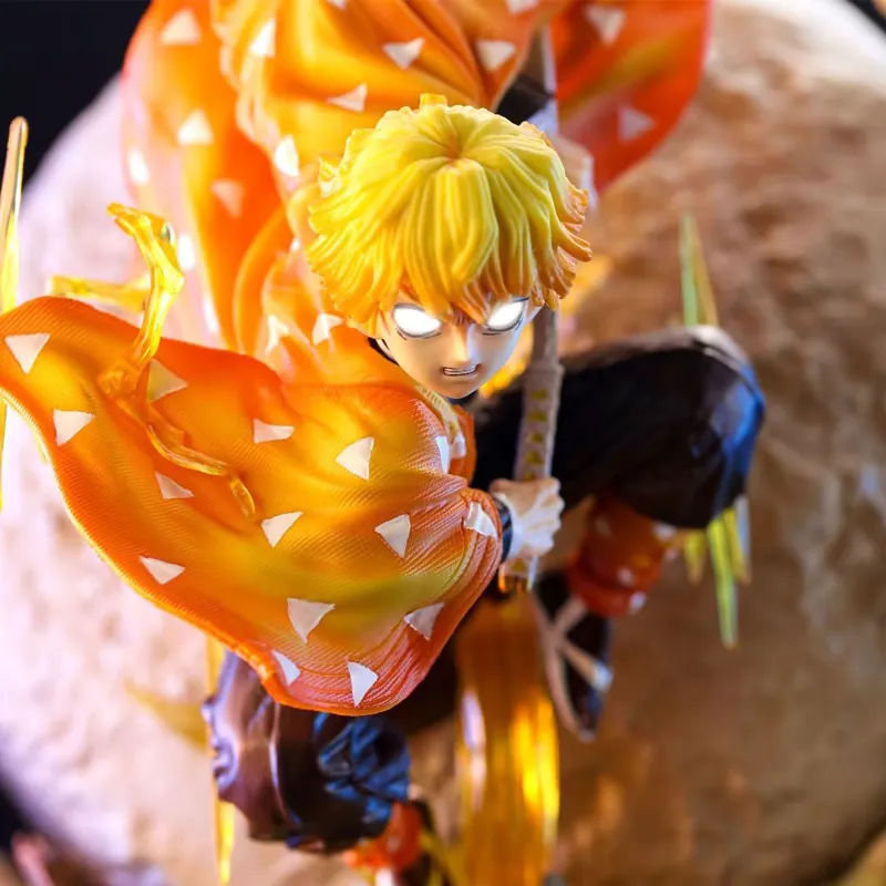 Demon Slayer Figure Yoriichi Tsugikuni LED Anime Figure Statue