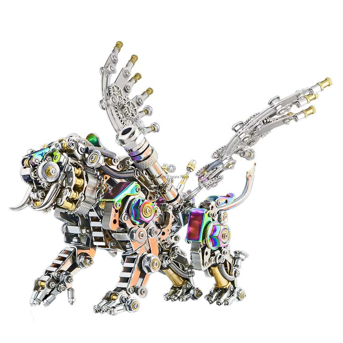 3d Metal Three-dimensional Mechanical Tiger Model Puzzle Diy