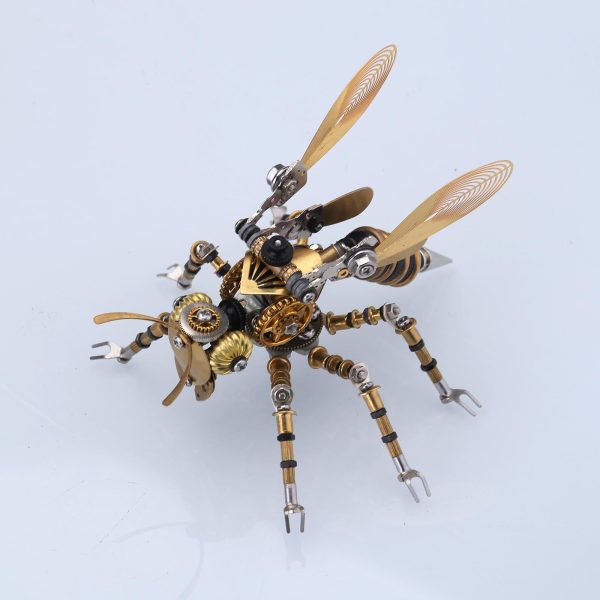 3D Metal DIY Mechanical Wasp Insects Puzzle Model Kit Assembly Jigsaw