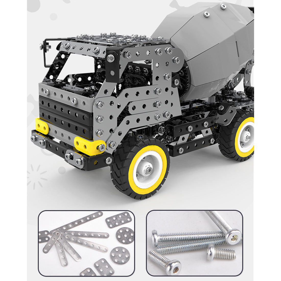 DIY 3D Metal Puzzle Cement Truck Model Kit