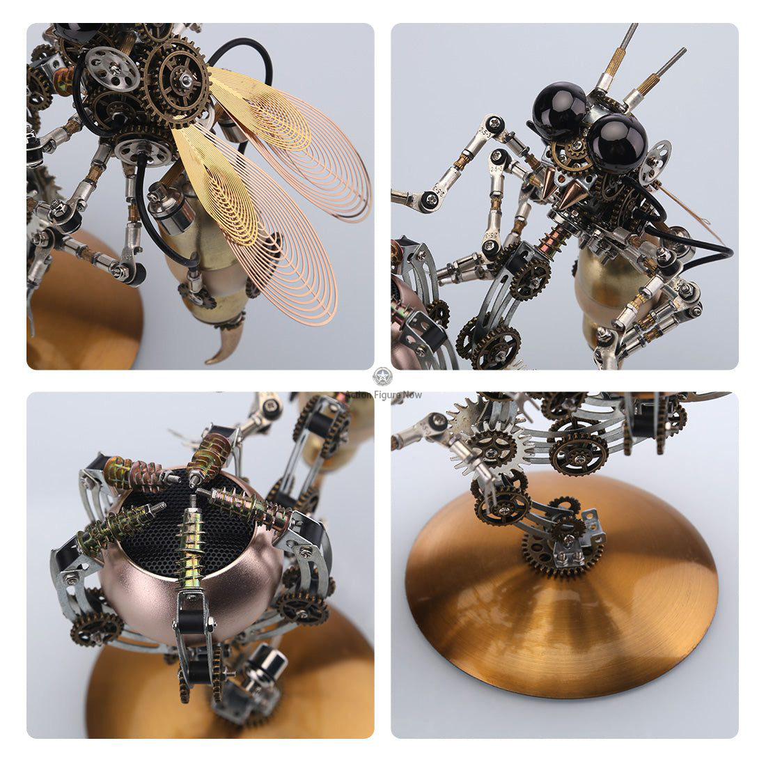 Bluetooth Speaker DIY Steampunk Wasp 3D Metal Puzzle Kit