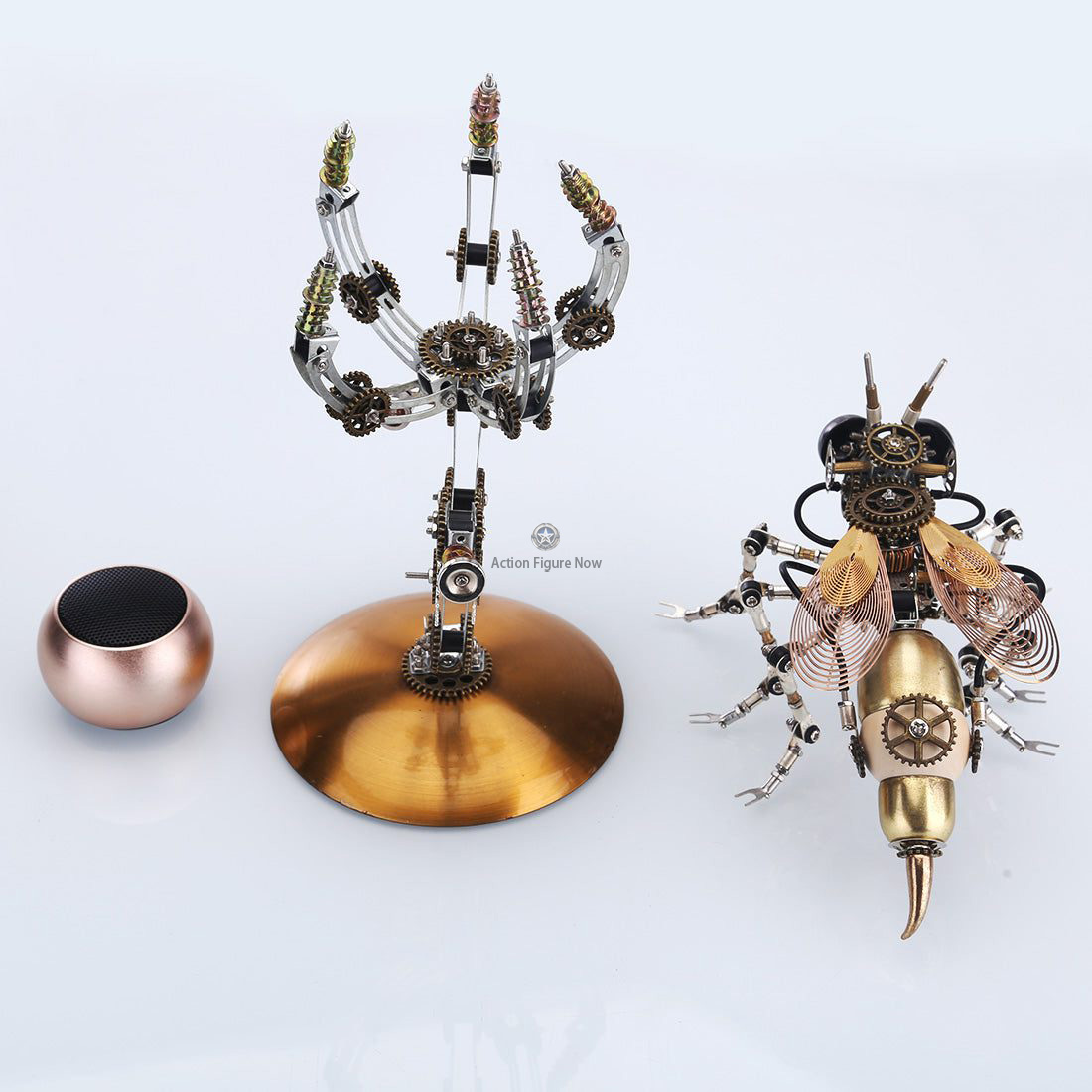 Bluetooth Speaker DIY Steampunk Wasp 3D Metal Puzzle Kit