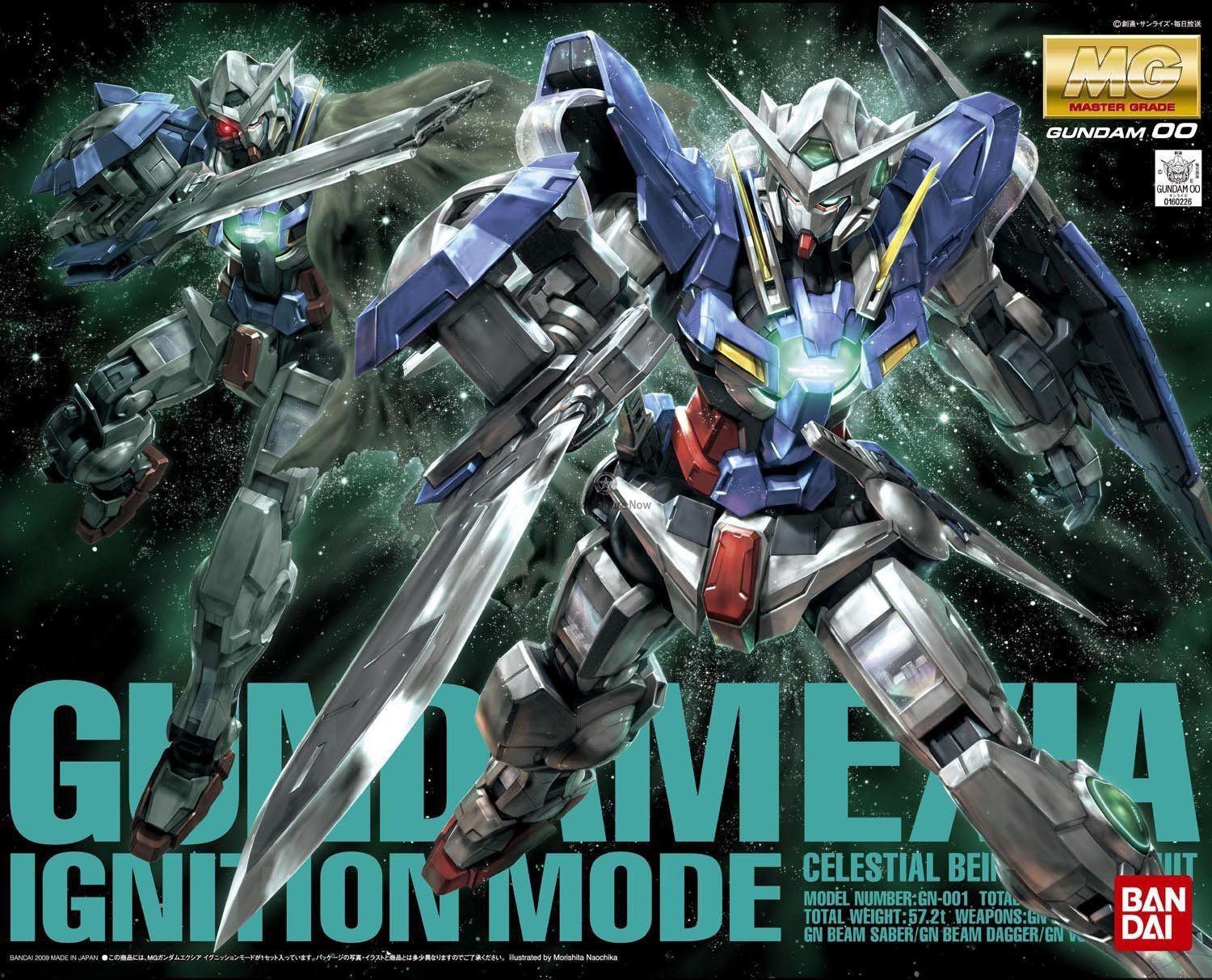 Mobile Suit Gundam 00 Gundam Exia Master Grade 1:100 Scale Model Kit